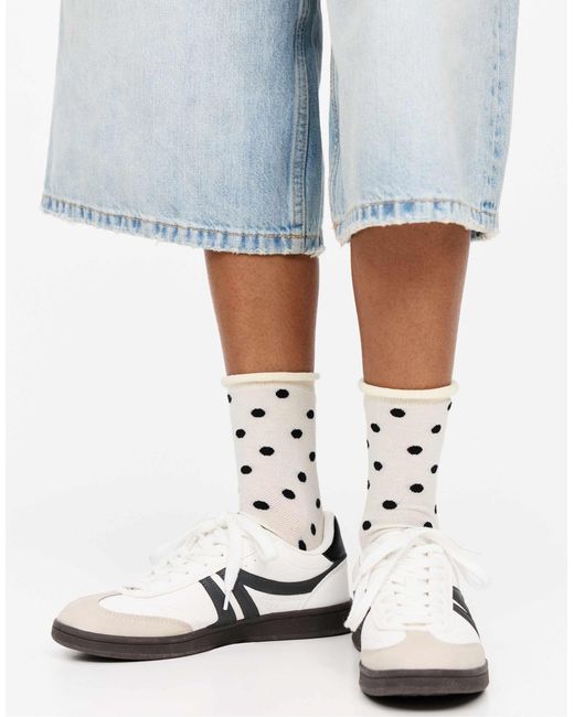 Pull&Bear White – socken