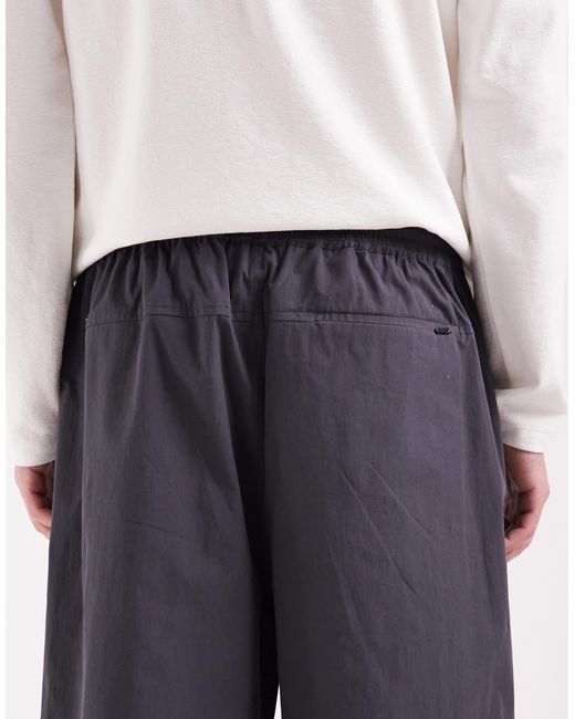 ASOS White Mid Length Elasticated Jorts for men