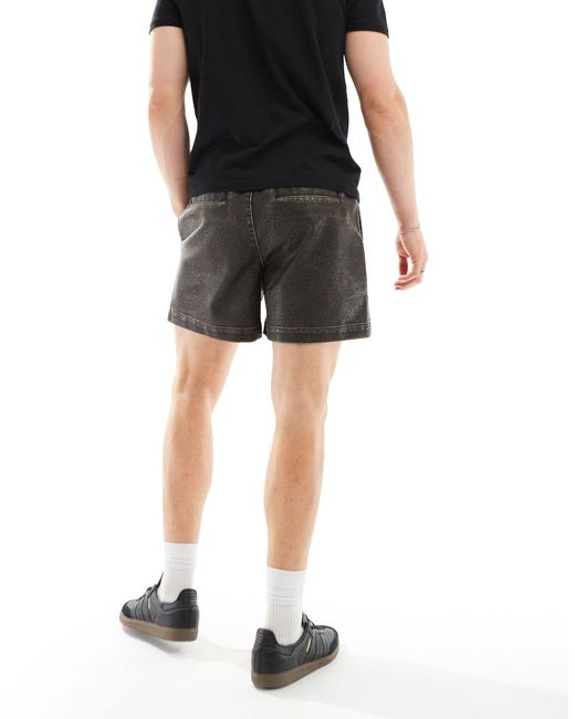 ASOS – weite shorts in Black für Herren