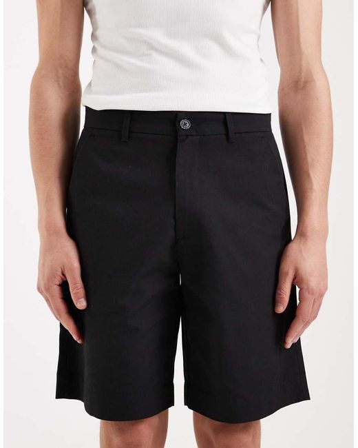 Redefined Rebel Black Fox Loose Fit Shorts for men