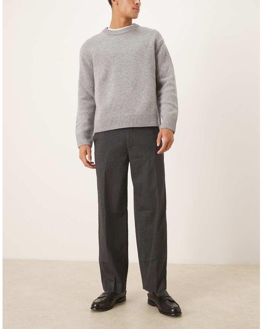 Abercrombie & Fitch Black Soft-touch Smart baggy Trouser for men