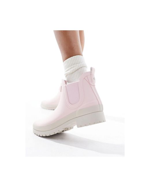 Mallow - stivali da pioggia bassi chiaro di Barbour in Pink