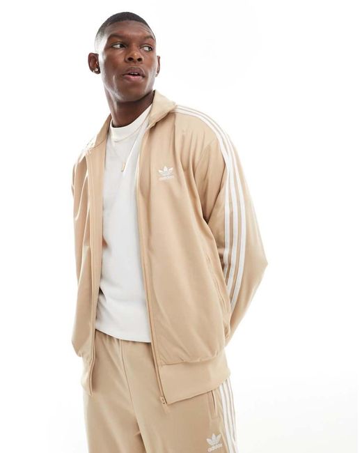 Adidas Originals Natural Firebird Track Top for men
