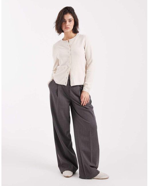 ONLY White Knitted Cardigan