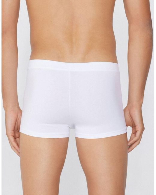 Tezenis White Stretch Cotton Boxers for men