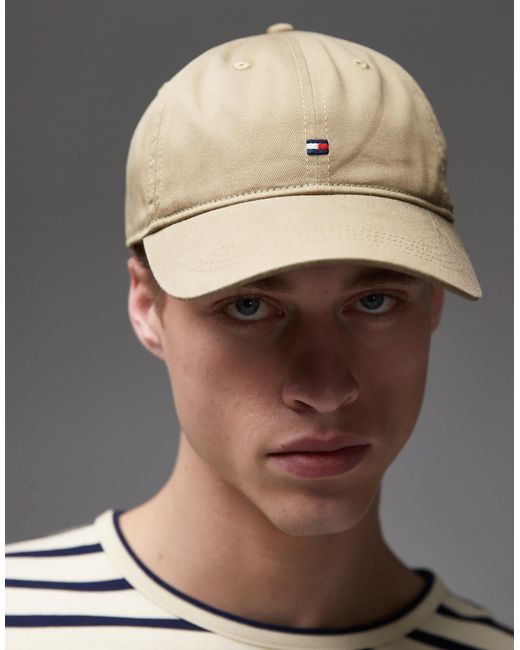 Tommy Hilfiger Brown Flag Logo Cap for men