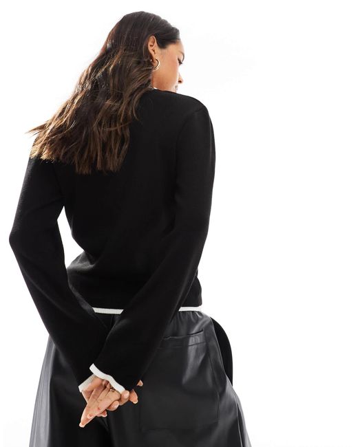 ASOS Black – strickjacke