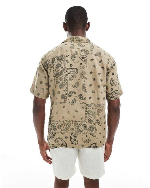 Only & Sons Metallic Revere Collar Shirt for men