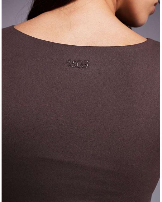 4505 Gray Icon V Neck Performance Baby T-shirt