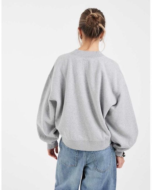 Levi's Gray Vintage V-Neck Sweatshirt