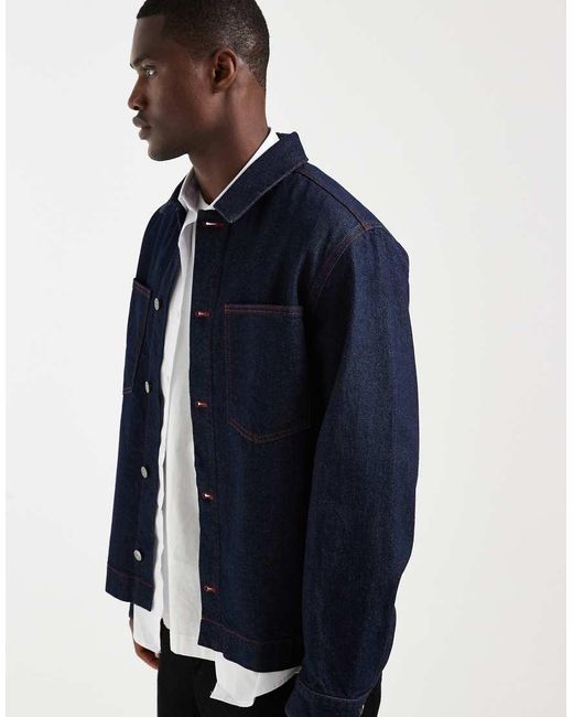 ASOS Blue Long Sleeved Shirt for men