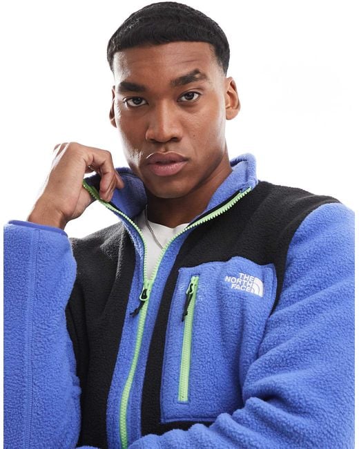 The North Face – yumiori – mehrfarbige fleece-jacke mit reißverschluss in Blue für Herren
