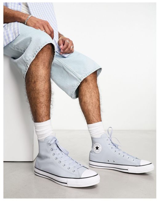 Converse White Chuck Taylor All Star Leather Sneakers for men