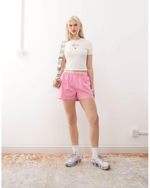 Collusion Pink Woven Boxer Short