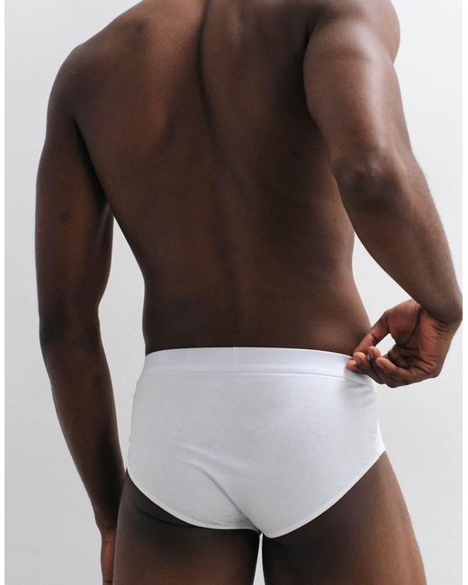 ASOS Brown 2 Pack Briefs for men