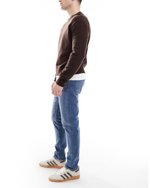 ASOS Blue Skinny Jeans for men