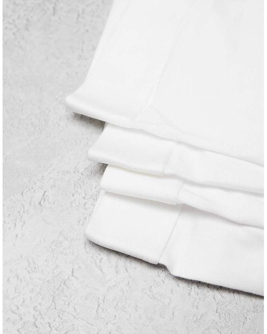 New Look White 5 Pack Trunks for men