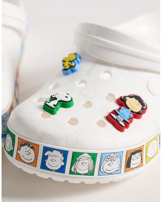 CROCSTM White X Peanuts Crocband Clogs