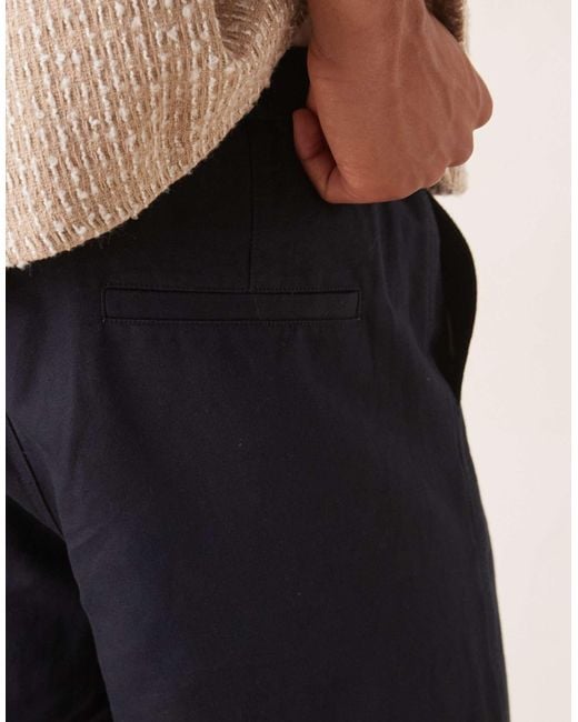 ARKET White Linen Blend Pants for men