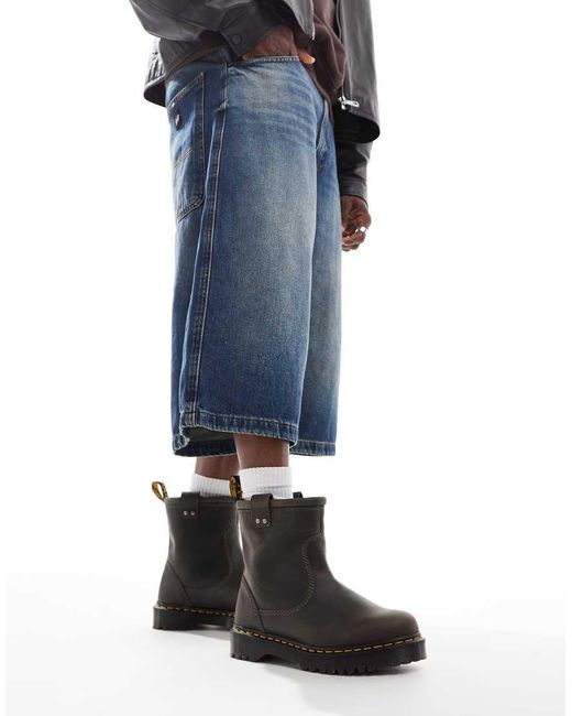 Botines Chelsea Marrones De Cuero Anistone Lo De Dr. Martens de Dr. Martens de color Azul Lyst