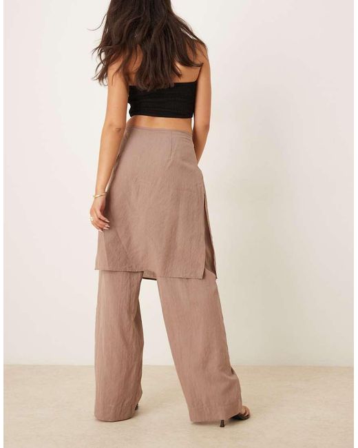 Ghospell Natural Overskirt Trouser