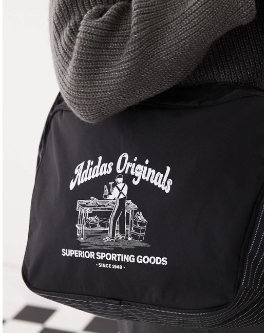 Adidas Originals Black – wabash – umhängetasche