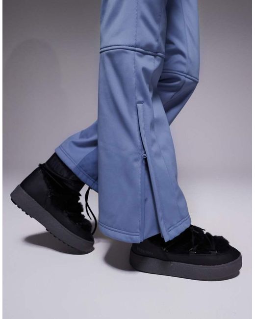 ASOS 4505 Ski & Snow Blue Asos 4505 Ski Soft Shell Water-repellent Kick Flare Ski Pants