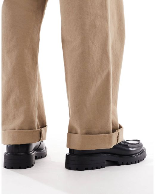 SEQWL Natural Calvin Chunky Loafers for men