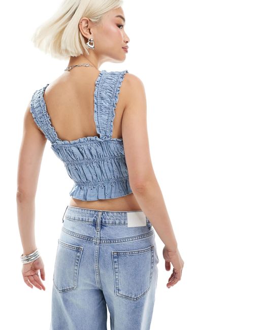 Levi's Blue – cropped-oberteil