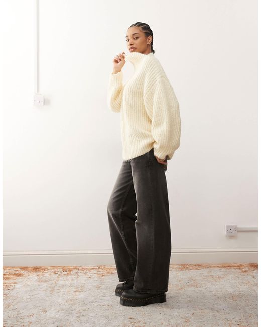 Monki Natural – pullover aus grobstrick