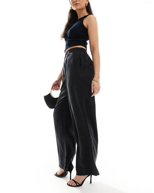 ASOS Blue Relaxed Straight Leg Trousers Co-Ord