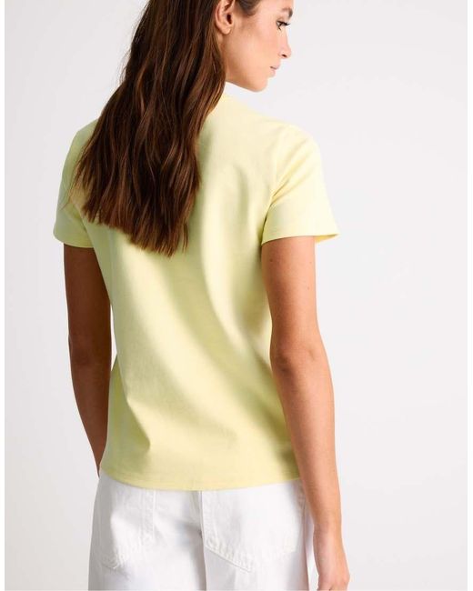 Stradivarius Natural Basic Regular Soft-touch T-shirt