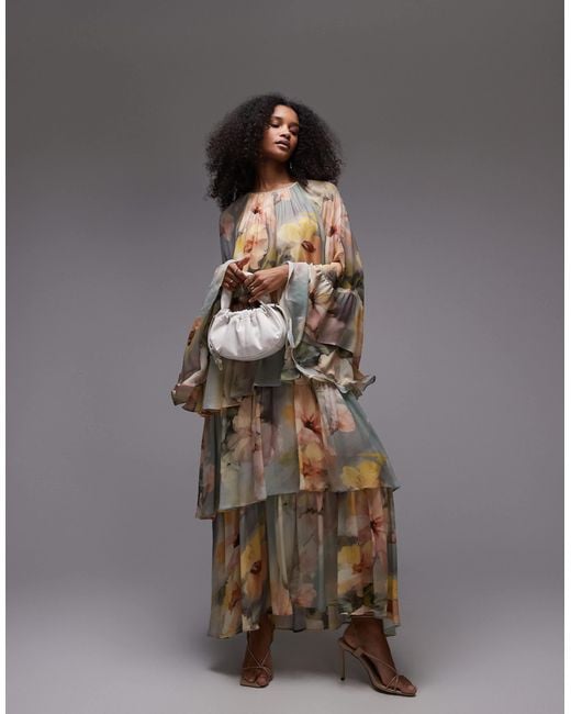 & other stories tiered maxi dress & OTHER STORIES Tiered Maxi Dress