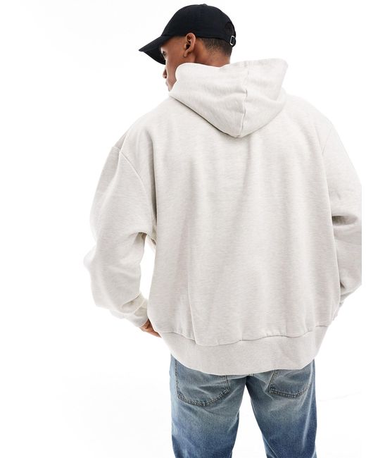 ASOS Gray Extreme Oversized Hoodie for men