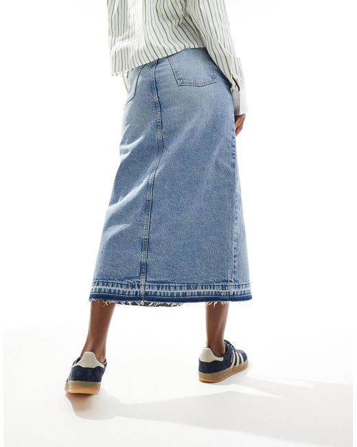 Cotton On Blue Bailey Denim Maxi Skirt
