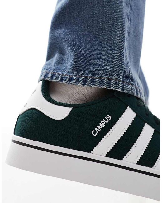 Adidas Originals Blue Campus Vulc Trainers for men