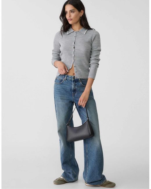 Stradivarius Gray – schultertasche