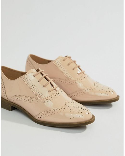 asos manic flat brogues