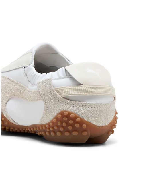PUMA White Mostro Move Trainers