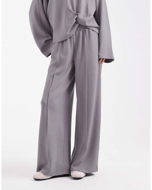 ASOS Purple Cupro Wide Leg jogger