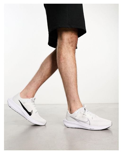 Nike Air Zoom Pegasus 40 Sneakers in White for Men | Lyst