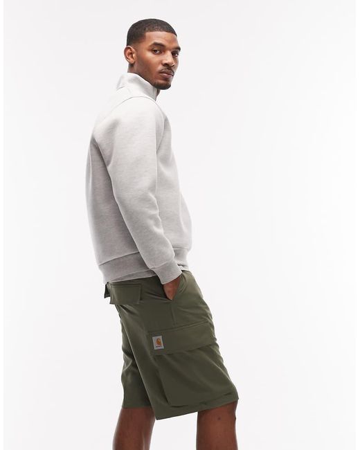 Carhartt Gray Kade Cargo Shorts for men