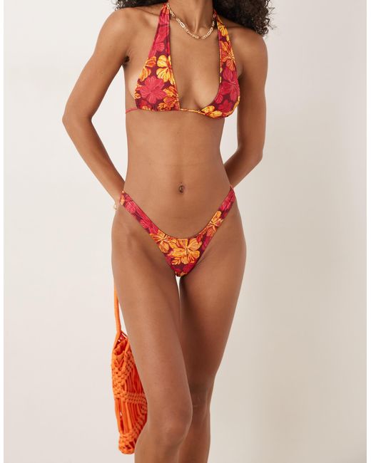Farida - bas Motel en coloris Orange