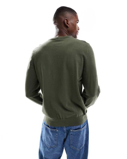 Levi's Green Lightweight Batwing Logo Knit Sweater for men