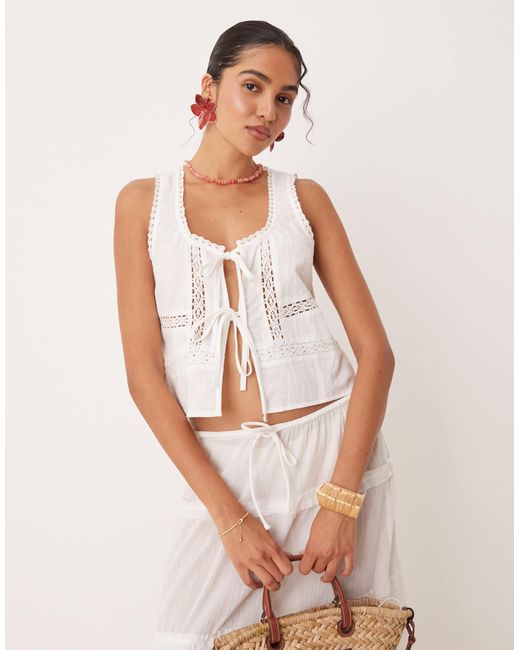 Top ASOS en coloris White