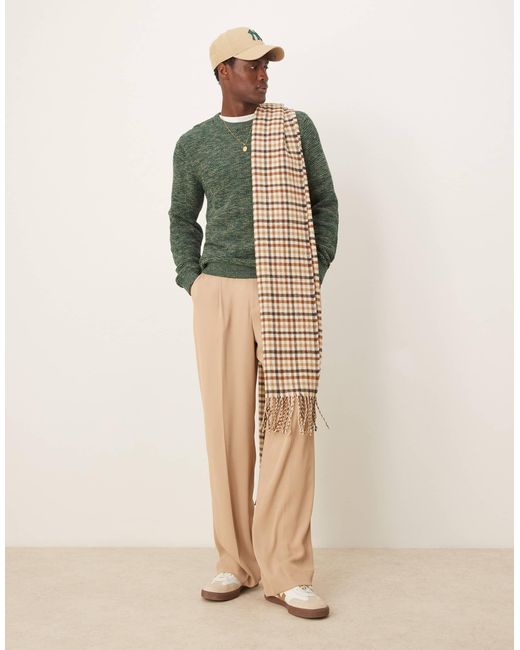 Pull texturé en maille - chiné SELECTED pour homme en coloris Green