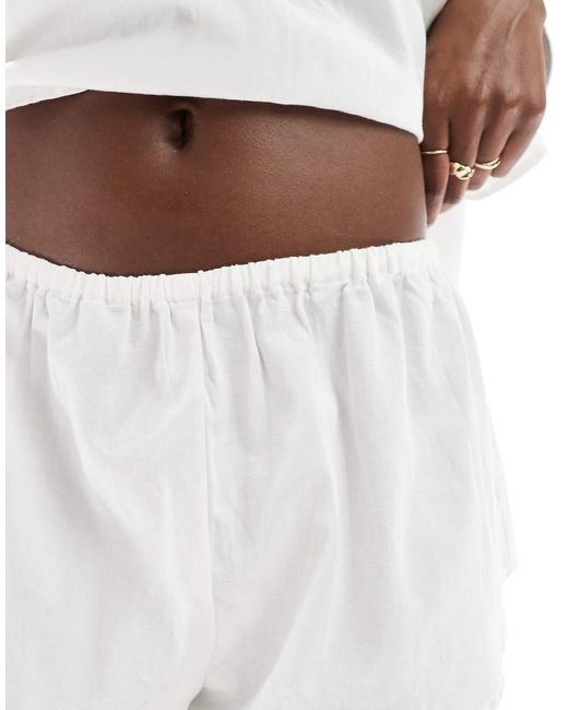 Pijama Blanco Hueso Fruncido De Cotton On Cotton On de color White