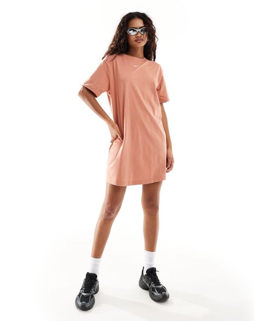 Nike Orange Essentials T-shirt Dress