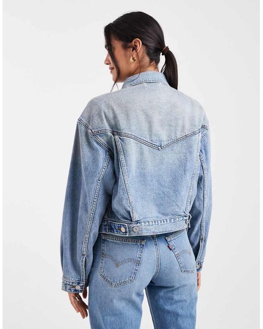 Levi's Blue Western Yoke 90's Trucker Denim Jacket