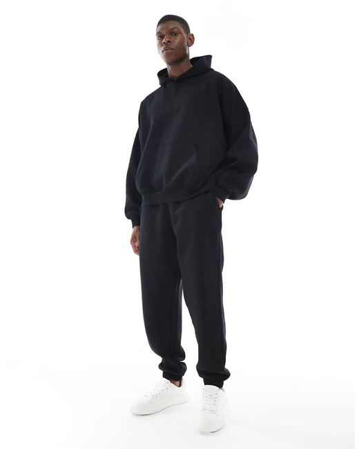 Joggers Negros Básicos Extragrandes De ASOS de hombre de color Blue